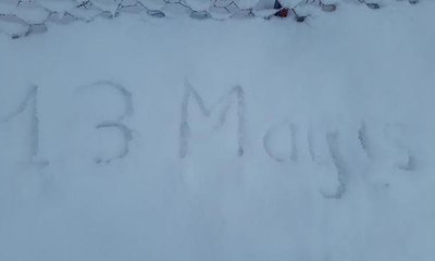 Gümüşhane'de Mayıs ayında kar sürprizi