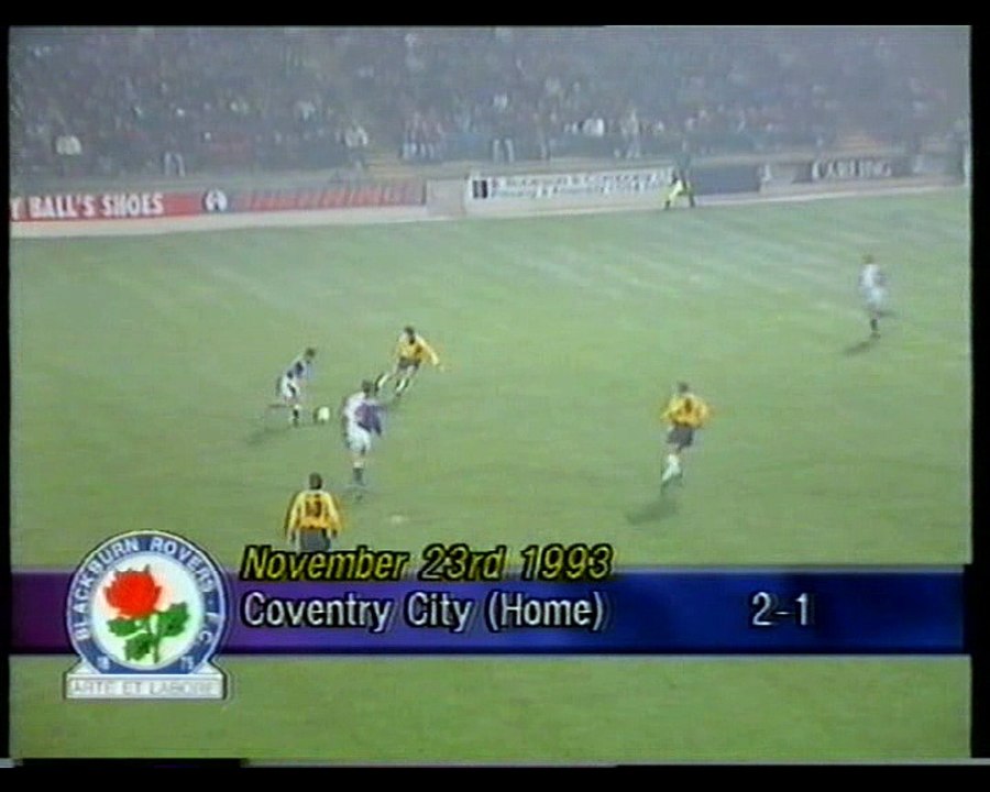 Blackburn Rovers - Coventry City 23-11-1993 Premier League