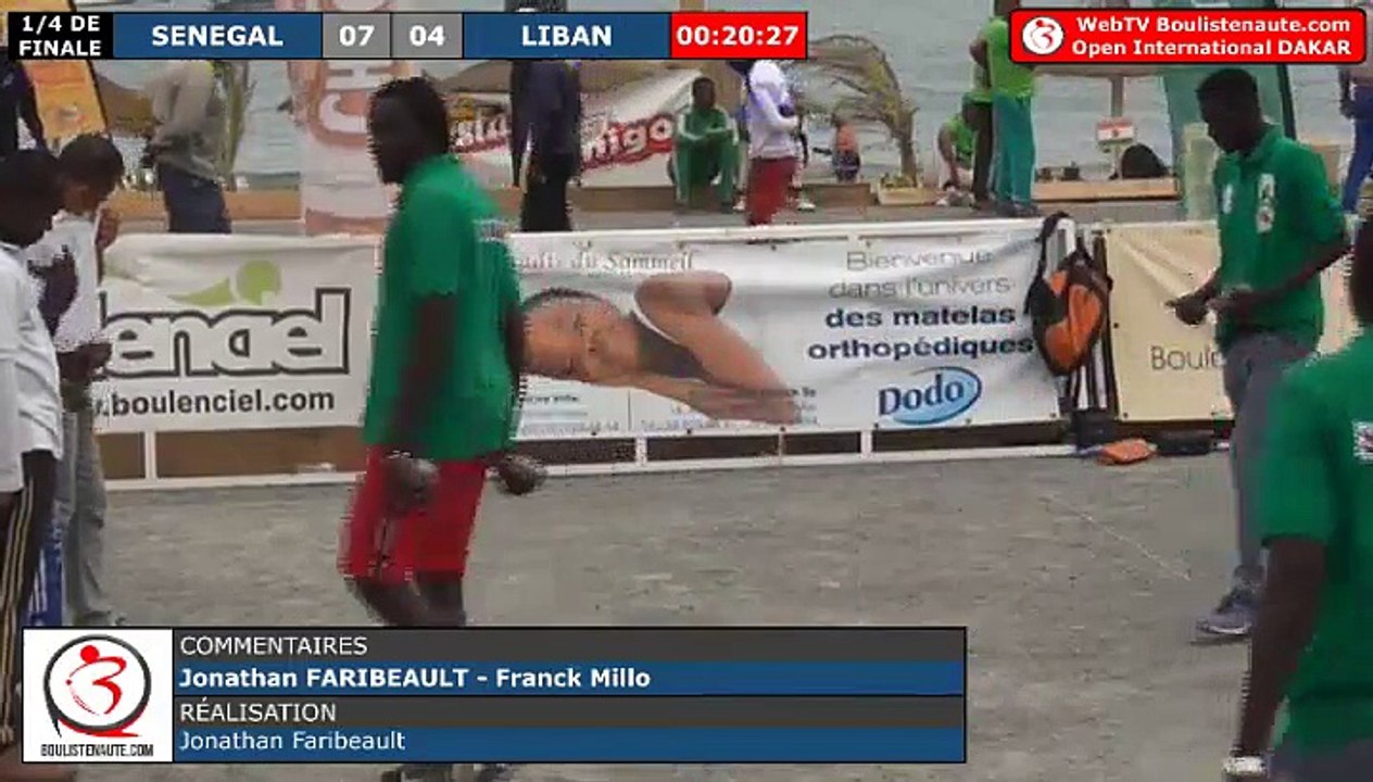 Open International de Dakar (Sénégal) 2018 : 1/4 Sénégal VS Liban