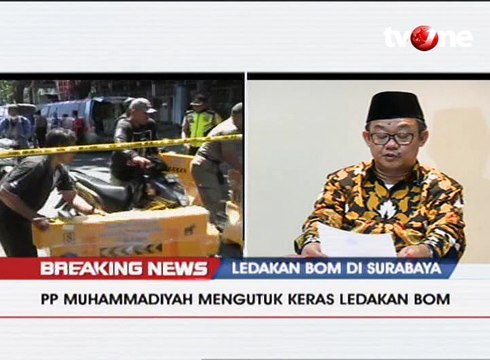 PP Muhammadiyah Mengutuk Keras Ledakan Bom 3 Gereja Surabaya