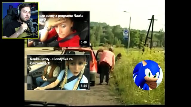 ŚMIESZNE FILMIKI W INTERNECIE #40 - SZAMPAN I NAUKA JAZDY !