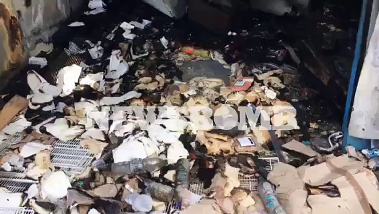 Καταστροφές στο ΟΑΚΑ μετά τον αγώνα ΑΕΚ - ΠΑΟΚ