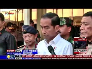 Jokowi: Teror di Surabaya Biadab dan Tak Terkait Agama