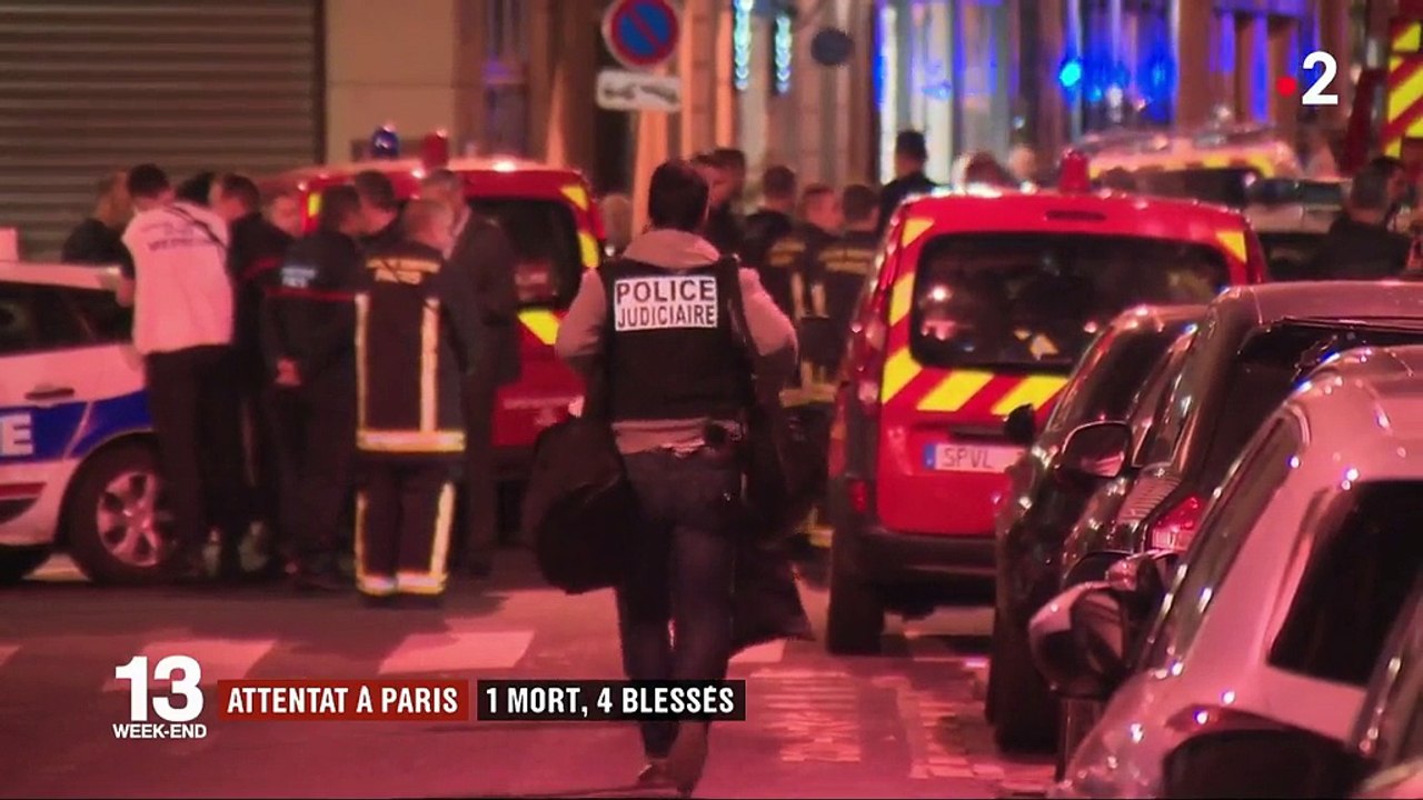 Attentat à Paris : un mort, quatre blessés