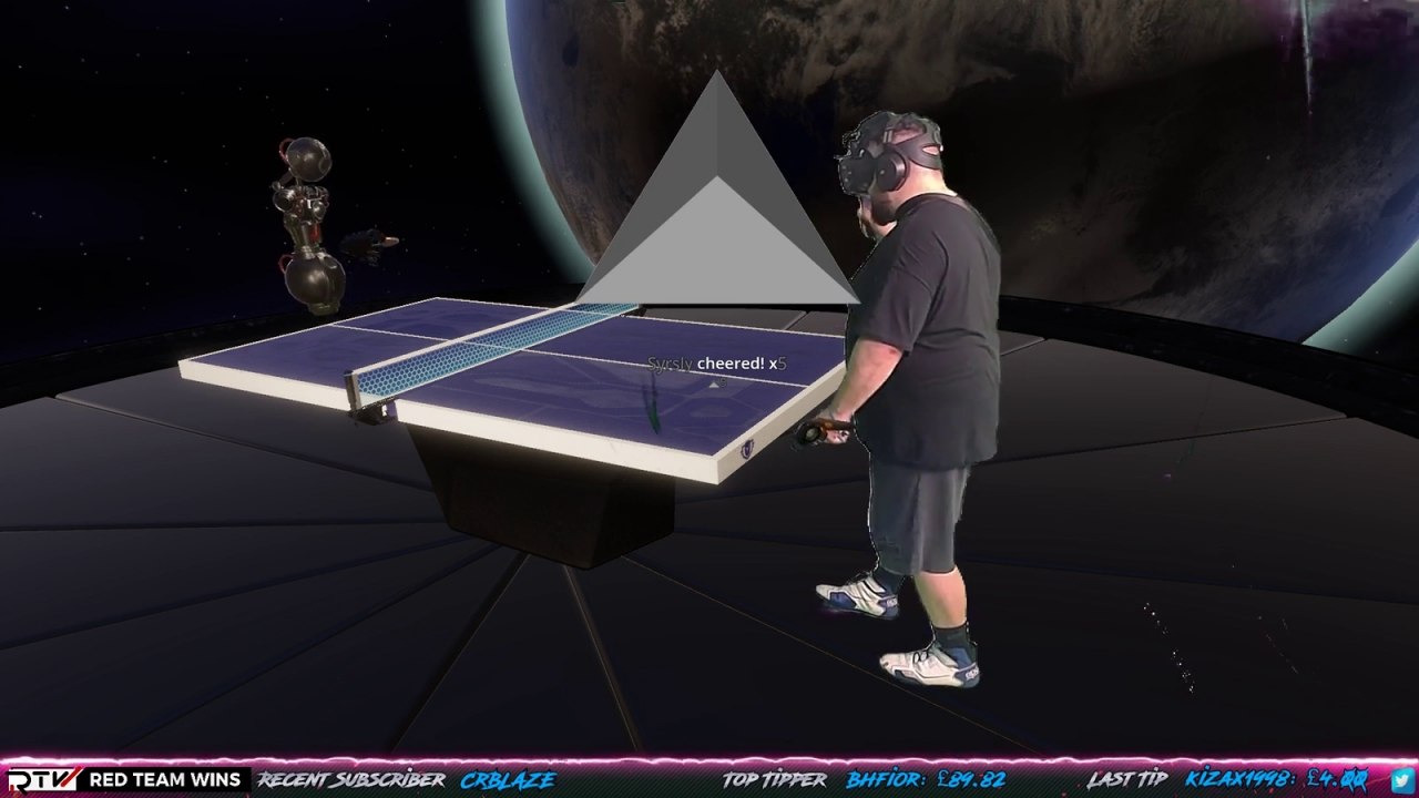 Ping-pong en réalité virtuelle (Fail)