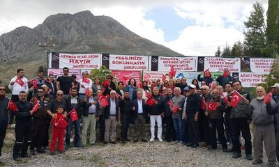 Saklıkent'te mermer ocağı isyanı