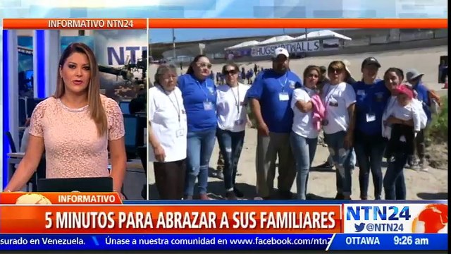 Emotivo reencuentro entre familias divididas en la frontera México y EE.UU.