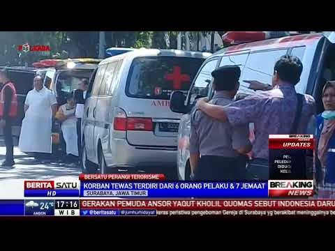 Korban Tewas Bom Surabaya Bertambah Jadi 13 Orang