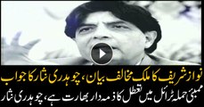 India's stubbornness hampered proceedings of Mumbai attack case: Chaudhry Nisar