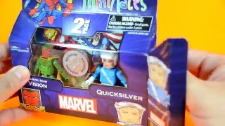 Marvel Minimates Wave 19 ToysRUs Exclusive 2-Pack Iron Man Wolverine Spider-Man & Vision