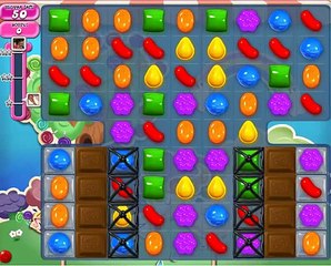 Candy Crush Saga Level 53. Basic Strategy.