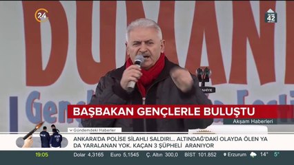 Başbakan gençlere seslendi