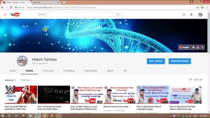 How To Create Free YouTube Intro Video