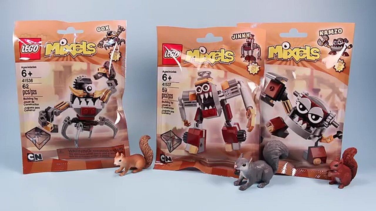 Lego Mixels Series 5 Klinkers Max Gox Jinky & Kamzo Opening