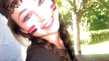 Pocahontas/Native American Girl Halloween Tutorial   DIY Fringe Top!