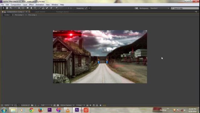 3D Set Extension Like District 9 After Effects Vfx Tutorial Arun Sv