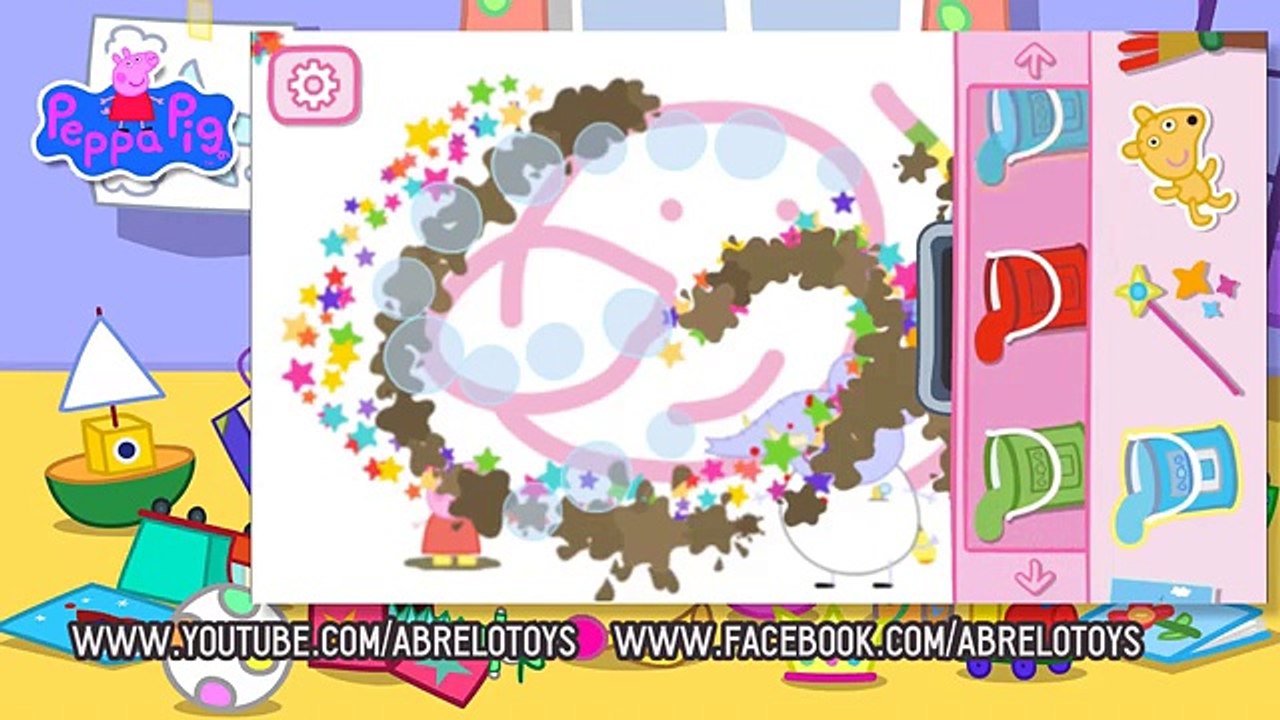 Peppa Pig Juego Gratis para colorear | Peppa Pig Paint Box | Aplicaciones para niños