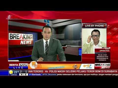Densus 88 Antiteror Geledah Rumah Pelaku Bom Surabaya