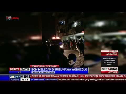 Suasana Usai Ledakan dari Kamar Terduga Teroris di Sidoarjo