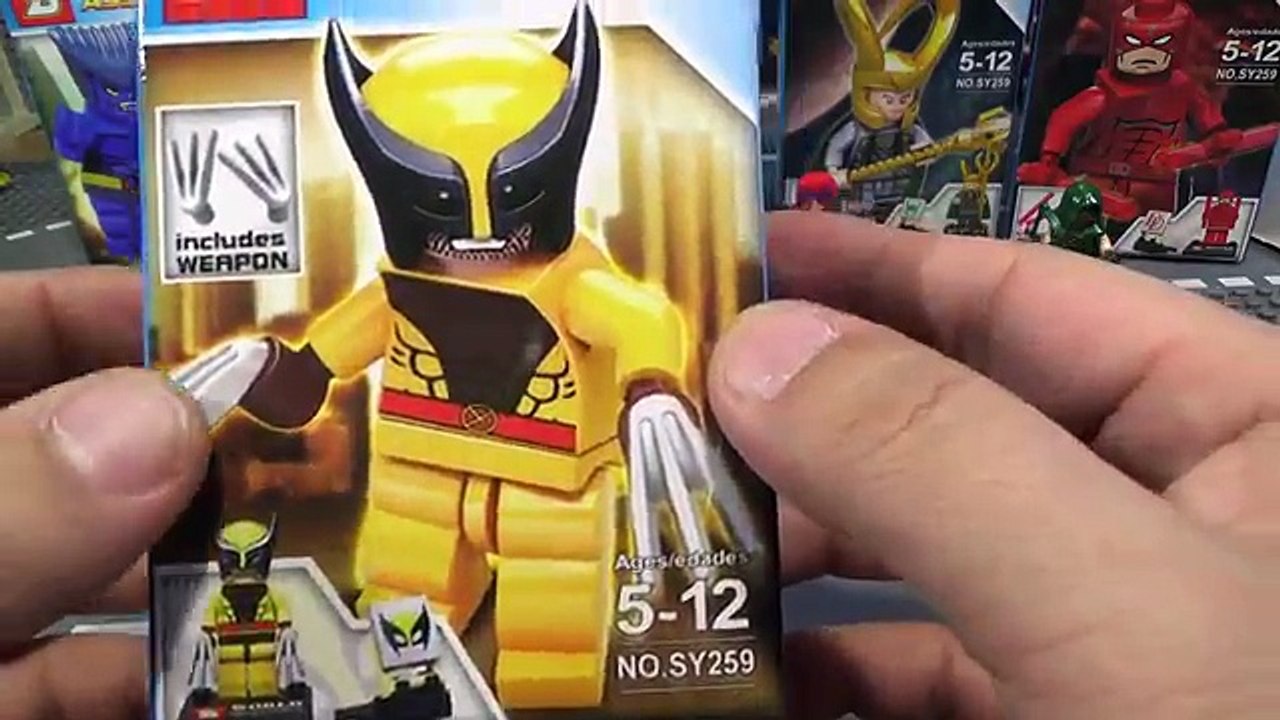 SY 울버린 엑스맨 로건 레고 짝퉁 미니피규어 조립 리뷰 Lego knockoff x-men Wolverine