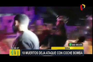 Siria: atentado con coche bomba deja a más de 20 personas fallecidas