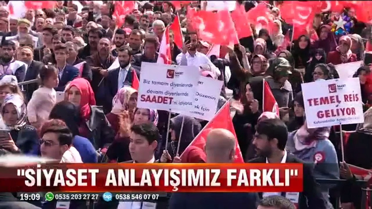 Temel Karamollaoğlu, İlk Mitingini Memleketi Sivas'ta Yaptı - Star - 13.05.2018