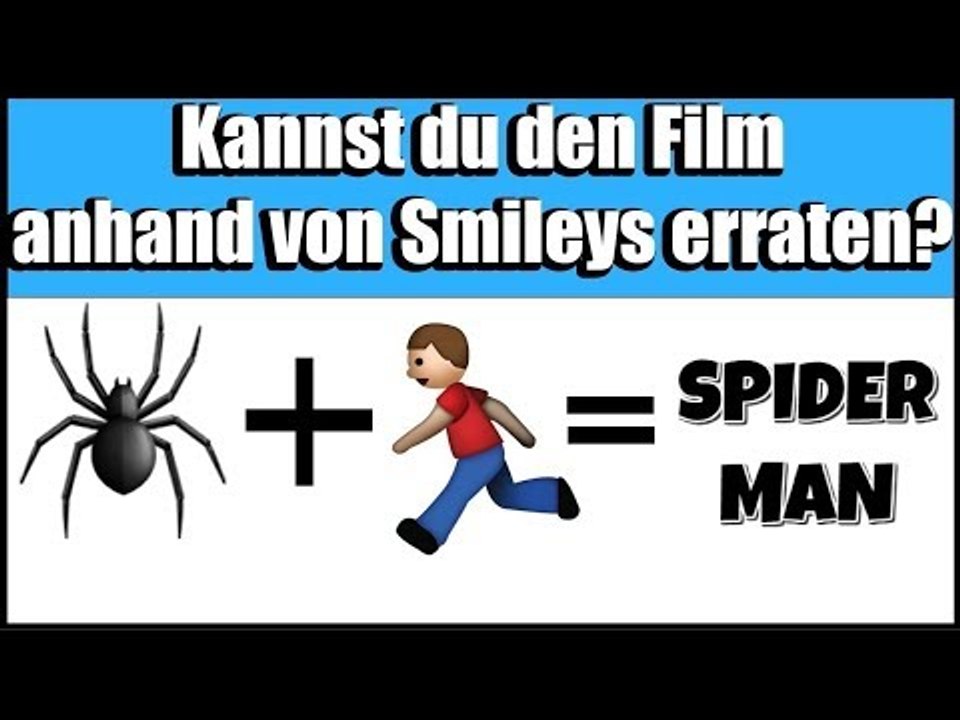 Kannst du diese Filme anhand von Smileys erraten?