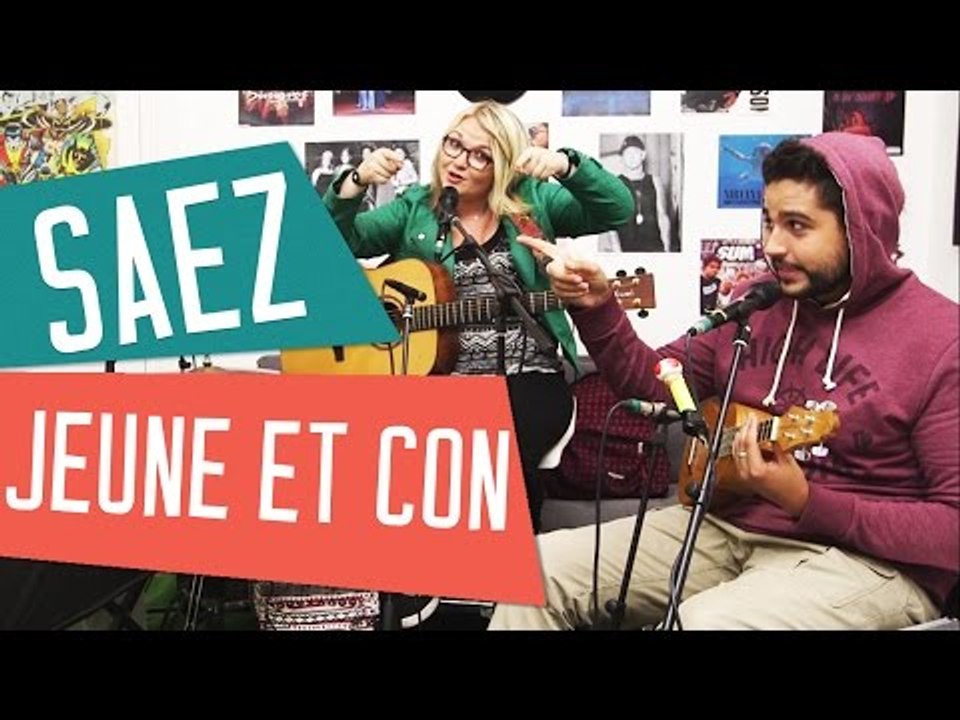 JEUNE ET CON - SAEZ (album Jours Etranges) - Acoustic Cover avec Lola, Sidi Biggy et Alexis