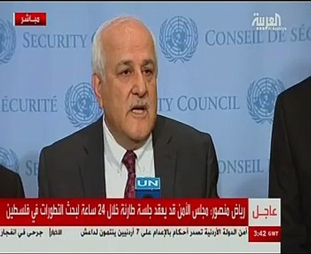 مندوب فلسطين بالأمم المتحدة: إسرائيل استخدمت الصواريخ والدبابات فى ذبح شعبنا