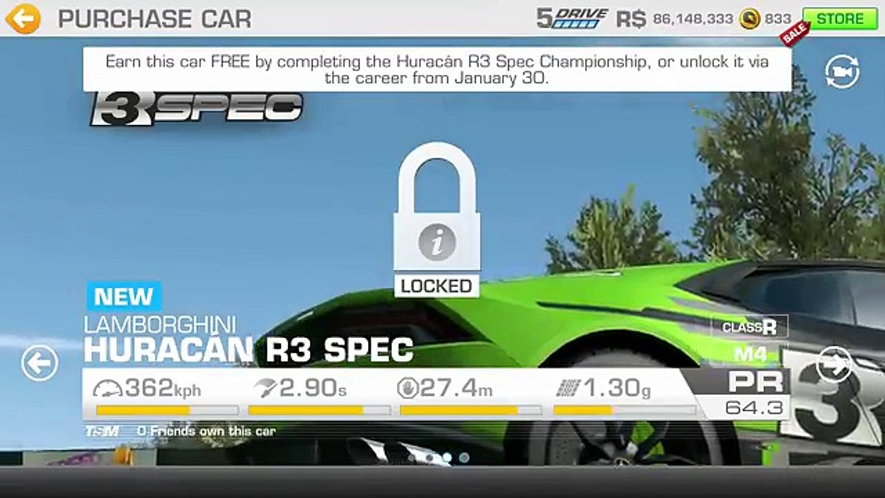 Real Racing 3 Update - 24 Jan 2017