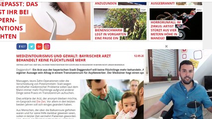 عاجل طبيب ألماني يرفض معالجة اللاجئين و يتهمهم بالإستغلال و قلة الإحترام