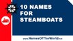 10 steamboat names - the best names for your boat - www.namesoftheworld.net
