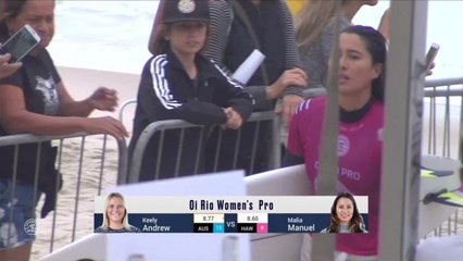 Keely Andrew élimine Malia Manuel au buzzer !  - Adrénaline - Surf