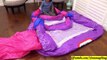 Disney Princesses and Knights Castle Pretend Play. Little Tikes Princess Bouncer Playtime