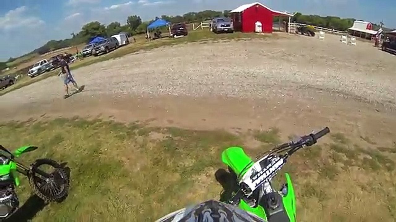 Sunset Ridge MX GoPro on my new KX250F