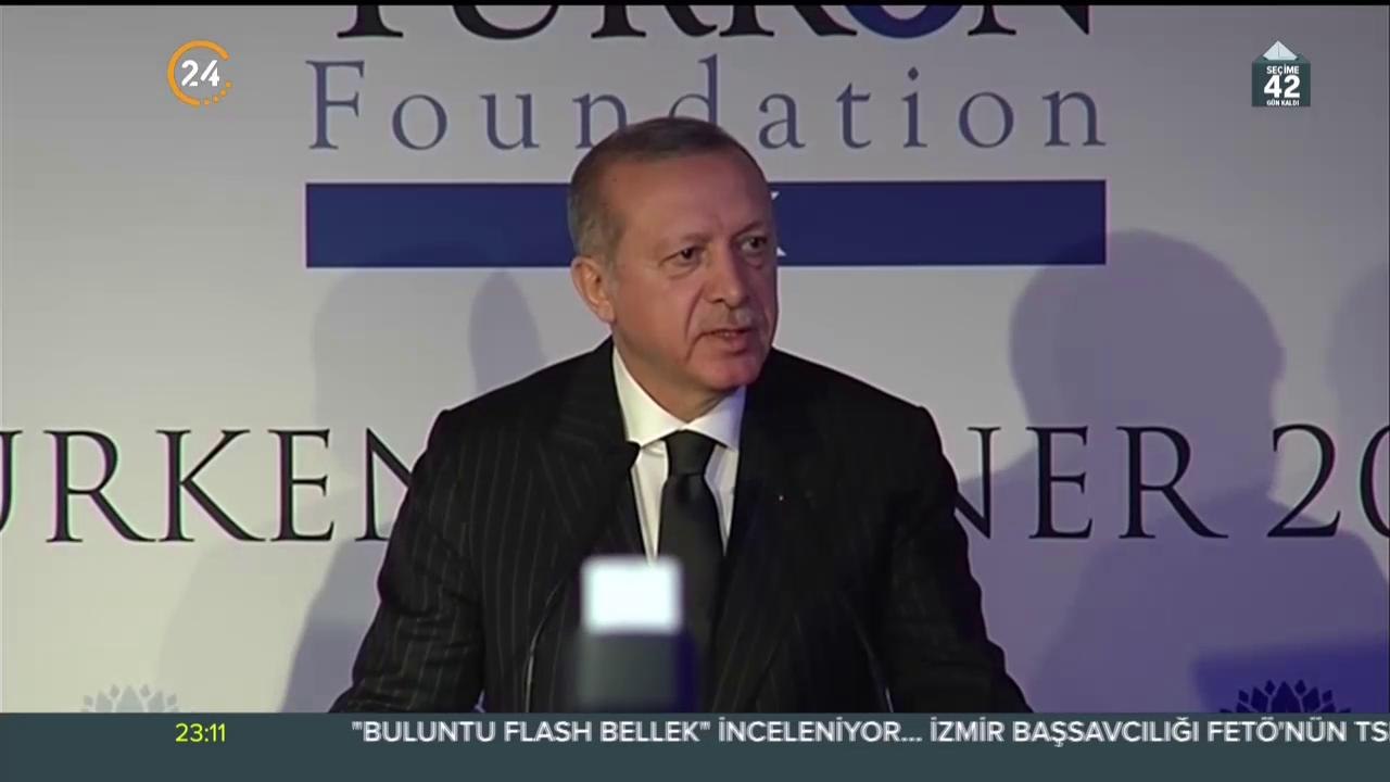 Cumhurbaşkanı Erdoğan İngiltere Turken Vakfı'nda konuştu (13 Mayıs 18
