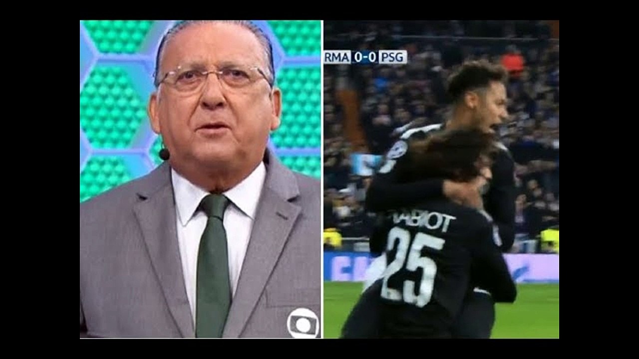 Galvão se distrai e perde gol do Paris Saint-Germain ao vivo na tevê aberta