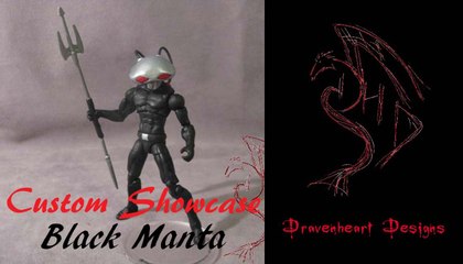 Stunning Custom Black Manta Figure Showcase 🖤