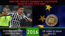 How the world has changed over Juve's seven straight title-winning seasons