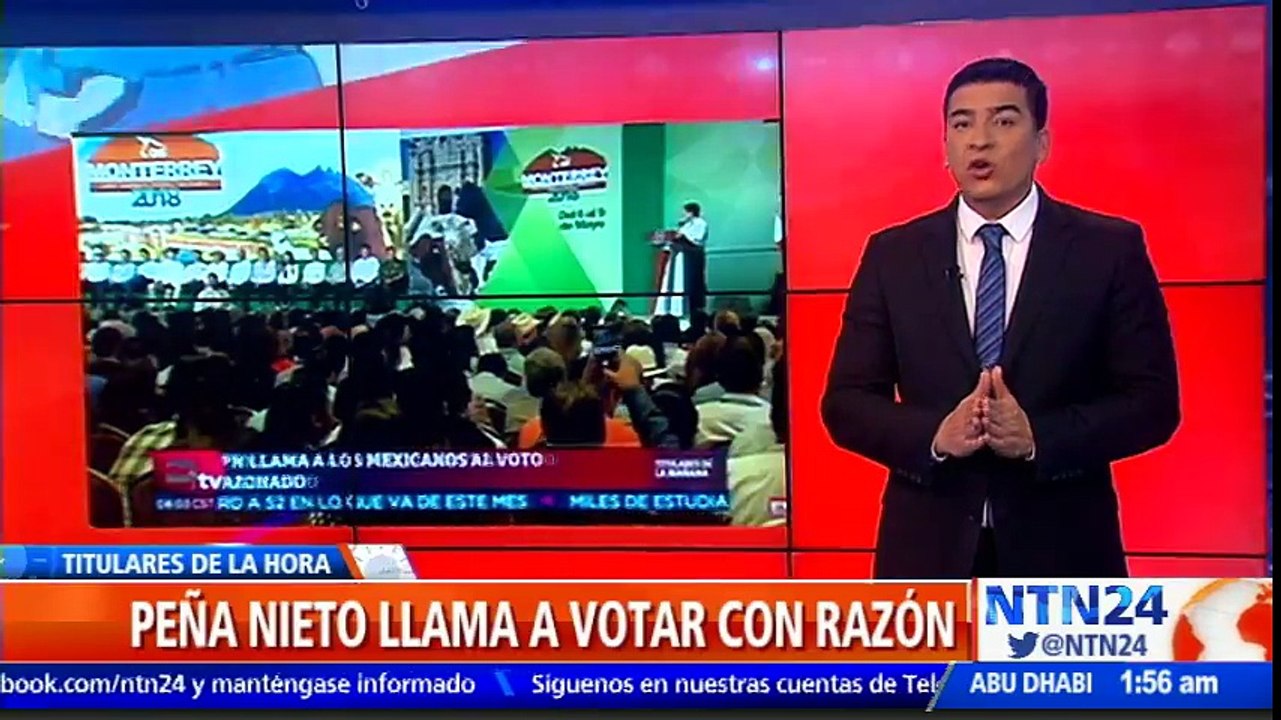 Presidente de México hizo un llamado a votar con conciencia en las próximas elecciones