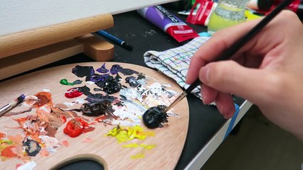 MY FIRST PAINTING (i spent 40+ hours on it)