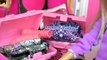 Barbie & Ken Airplane Travel Routine - Barbie Vacation Pink Glamour Jet - Barbie Packs her Suitcase