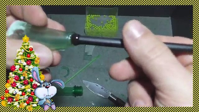 Как сделать AirSoft Gun пистолет-пулемёт из пластиковой бутылки. Выстреливает 50 пуль в секунду!