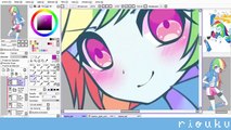 【Speedpaint】Rainbow Dash Equestria Girls