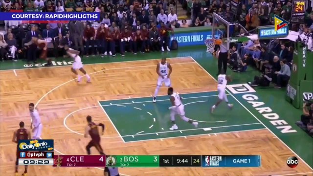 SPORTS BALITA: Celtics, 1-0 na kontra Cavs sa NBA Eastern Conference Finals