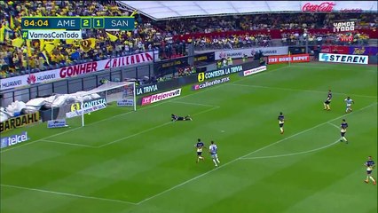 Jesus Isijar Goal ~ Club América vs Santos Laguna  2-2