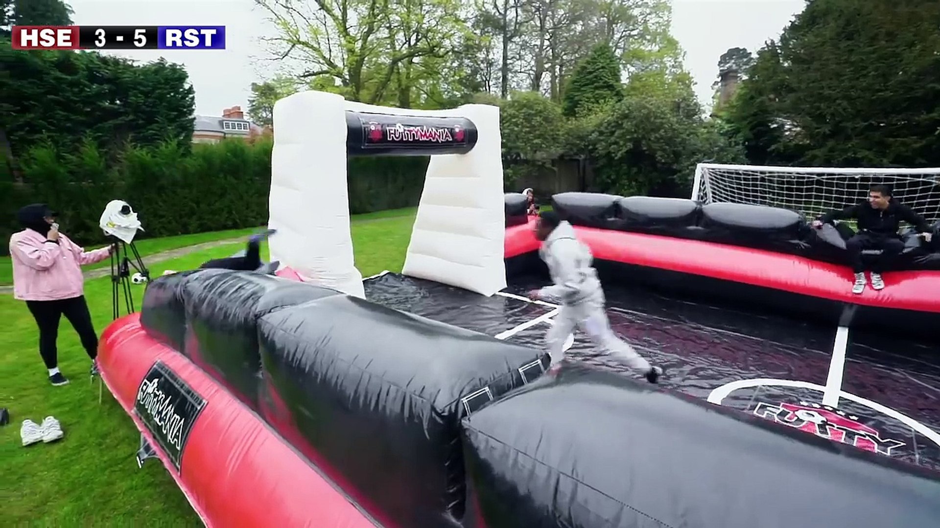 Sidemen Giant Slip And Slide Football Video Dailymotion