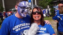 1. FC Magdeburg Meisterfeier mit Bierdusche und Sprung ins Publikum plus Stimmung der Spieler