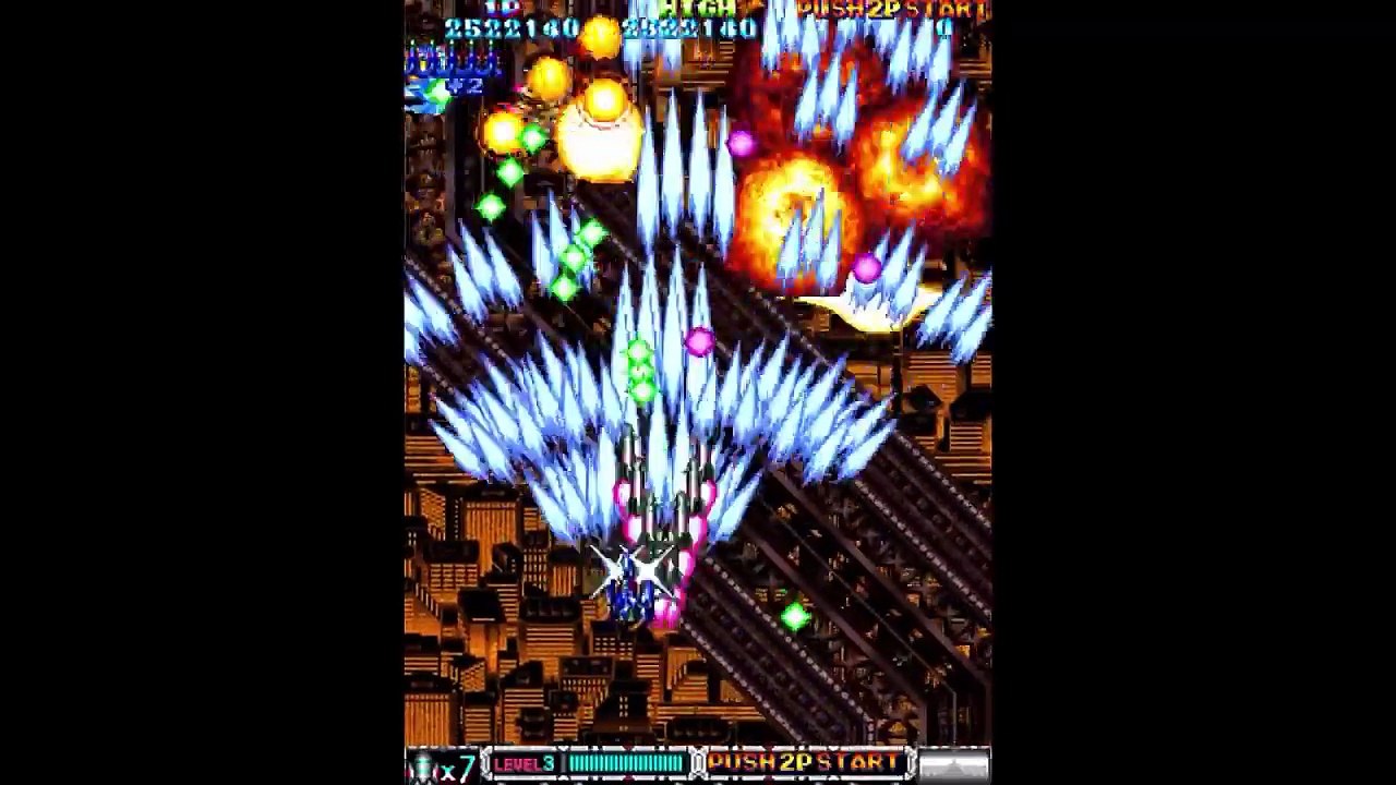 Batsugun (Arcade) - Jogando com Jeeno - Parte #3 (Final) - Muitos V's!