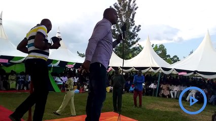 Sports CS Rashid Echesa has asked the Luhya community to forget the presidency and support Jubilee administration since they do not have a candidate who can rai